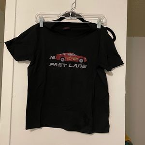 Named collective “fast lane” t shirt